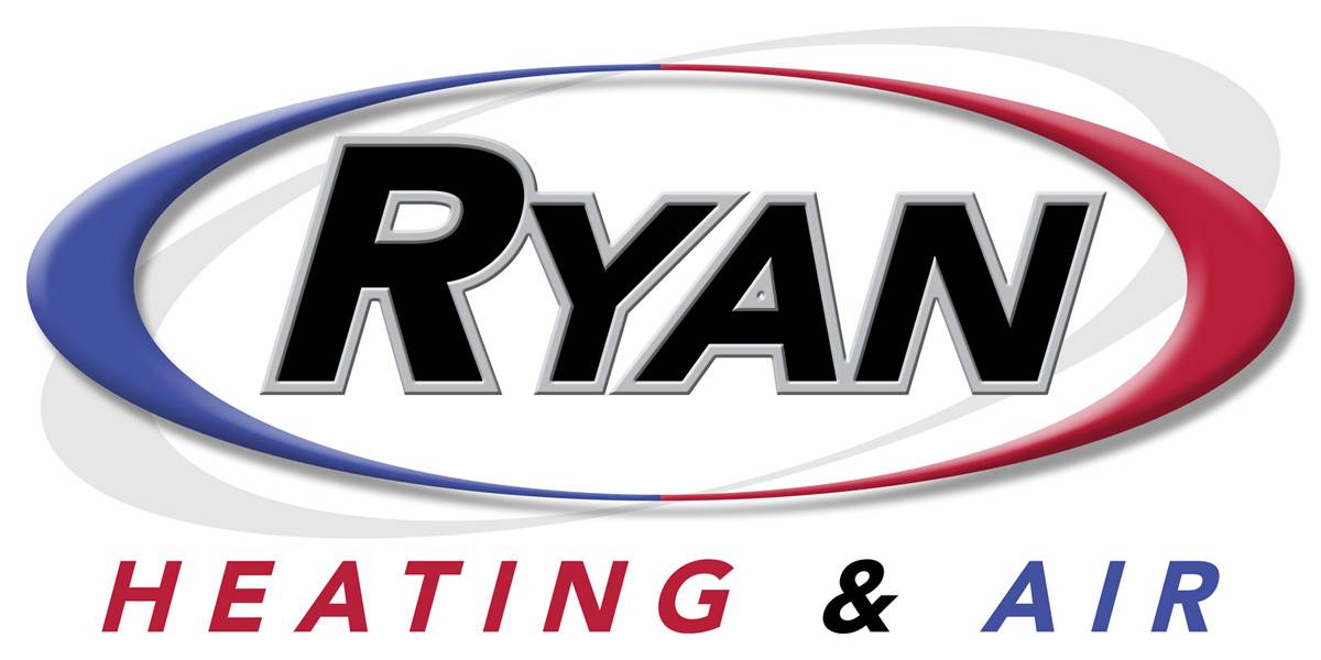 Ryan Heating & Air white logo