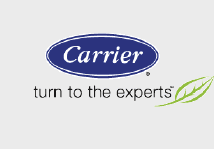 carrier tiurn to thye experts logo with leaf