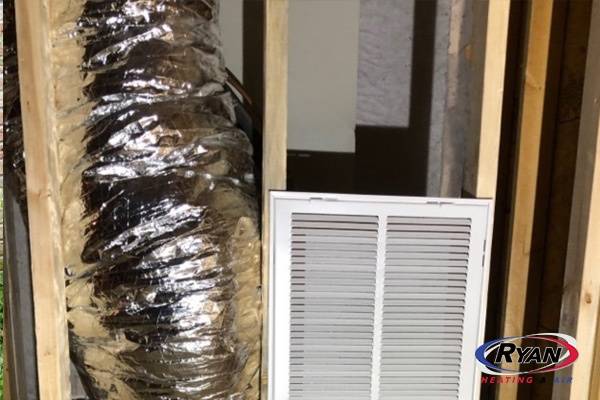 Duct cleaning by Ryan Heating and Air