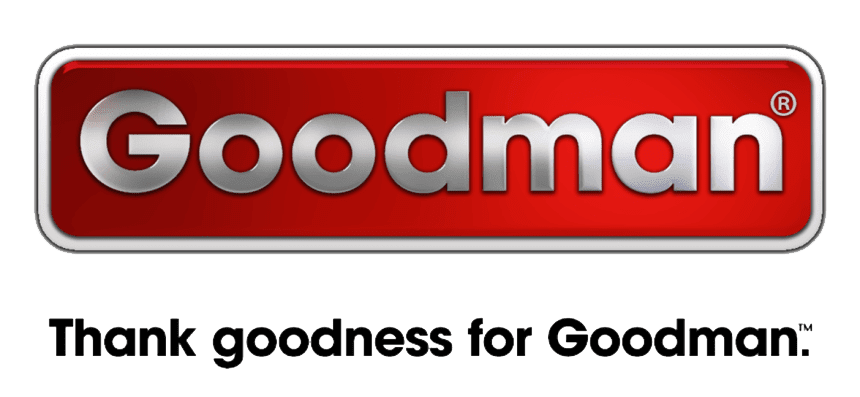 Goodman thanks goodness for goodman red logo