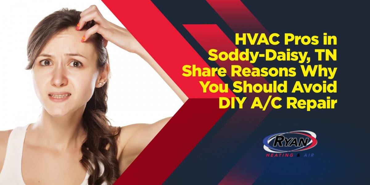 HVAC Pros in Soddy-Daisy, TN Share Reasons Why You Should Avoid DIY A/C Repair with photo of confuse homeowner holding her head