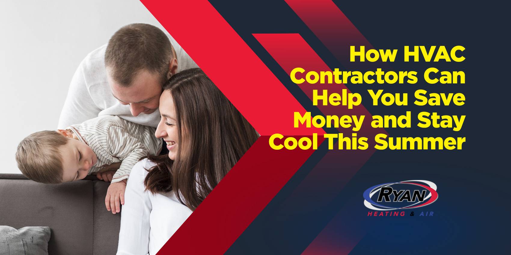 How HVAC Contractors Can Help You Save Money and Stay Cool This Summer with happy family photo