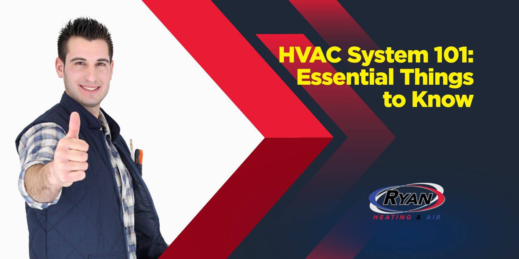 HVAC System 101: Essential Things to Know with technician show his thumb up photo